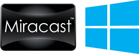 Miracast and Windows 10/11 logos