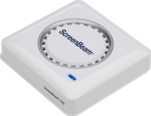 ScreenBeam 750 is a wireless display receiver for educators and business professionals who want trouble-free wireless presenting.