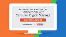 ScreenBeam Announces Partnership with Carousel Digital Signage