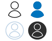 Gráfico que muestra cómo se utiliza la gestión de receptores multiusuario basada en roles