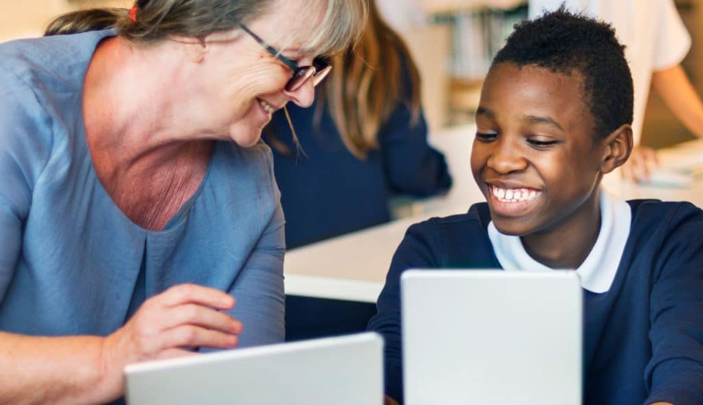 Classroom use of ScreenBeam devices