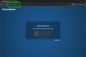 How to connect - Screenbeam