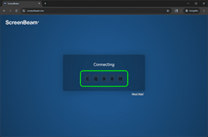 How to connect - Screenbeam